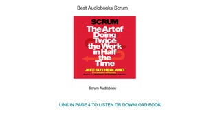 Best Audiobooks Scrum
Scrum Audiobook
LINK IN PAGE 4 TO LISTEN OR DOWNLOAD BOOK
 