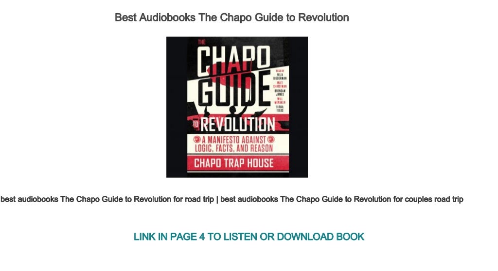 Best Audiobooks The Chapo Guide To Revolution Best Audiobooks The Chapo Guide To Revolution