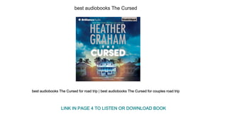 best audiobooks The Cursed
best audiobooks The Cursed for road trip | best audiobooks The Cursed for couples road trip
LINK IN PAGE 4 TO LISTEN OR DOWNLOAD BOOK
 