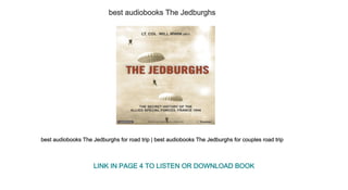 best audiobooks The Jedburghs
best audiobooks The Jedburghs for road trip | best audiobooks The Jedburghs for couples road trip
LINK IN PAGE 4 TO LISTEN OR DOWNLOAD BOOK
 