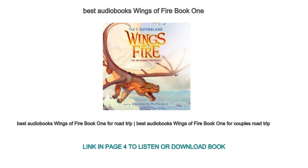 wings of fire audiobook