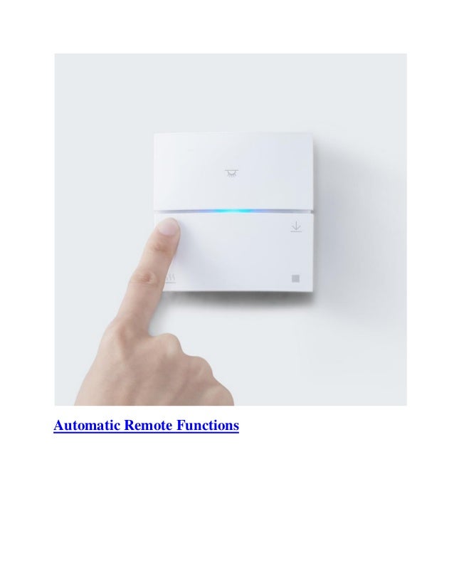 Automatic Remote Functions
 