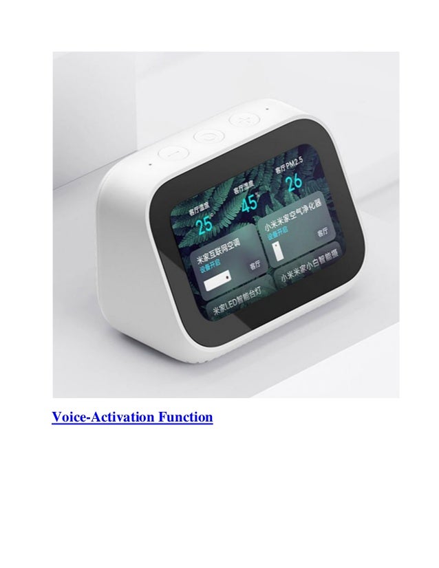 Voice-Activation Function
 