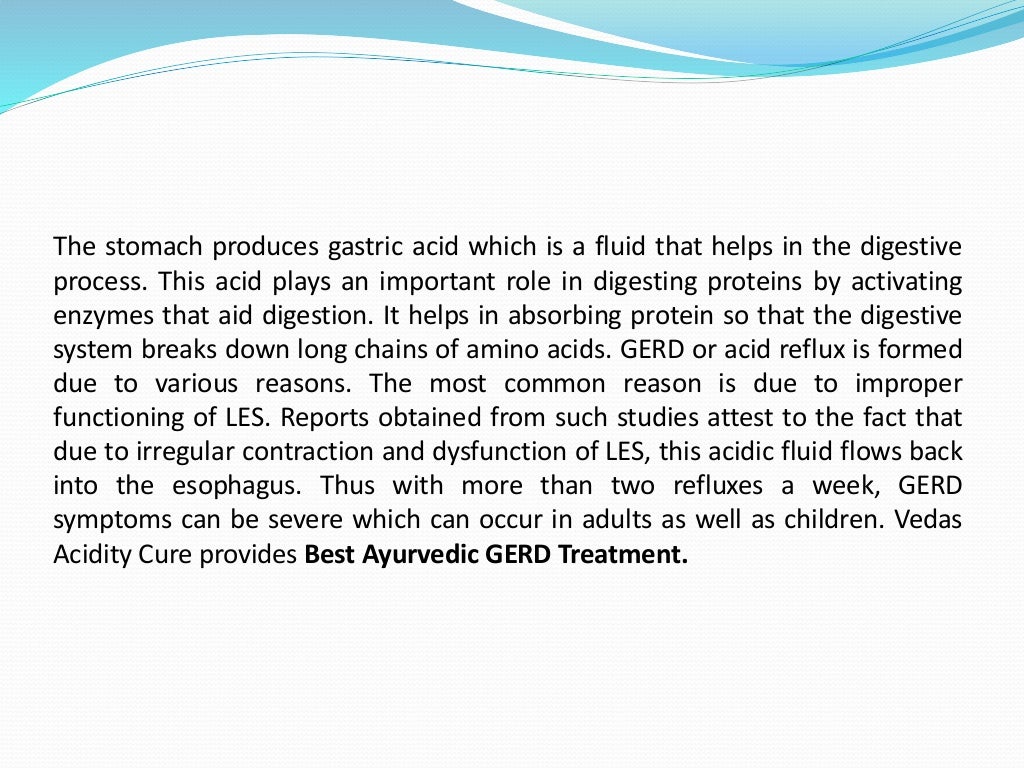 Best Ayurvedic GERD Treatment
