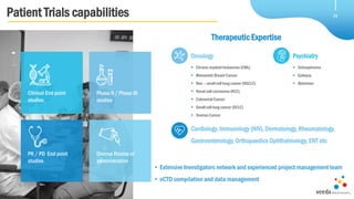 Patient Trials capabilities
Clinical End point
studies
Phase II / Phase III
studies
PK / PD End point
studies
Diverse Routes of
administration
• Extensive Investigators network and experienced project management team
• eCTD compilation and data management
Cardiology, Immunology (HIV), Dermatology, Rheumatology,
Gastroenterology, Orthopaedics Ophthalmology, ENT etc
Therapeutic Expertise
 Schizophrenia
 Epilepsy
 Alzheimer
PsychiatryOncology
 Chronic myeloid leukaemia (CML)
 Metastatic Breast Cancer
 Non – small cell lung cancer (NSCLC)
 Renal cell carcinoma (RCC)
 Colorectal Cancer
 Small cell lung cancer (SCLC)
 Ovarian Cancer
15
 