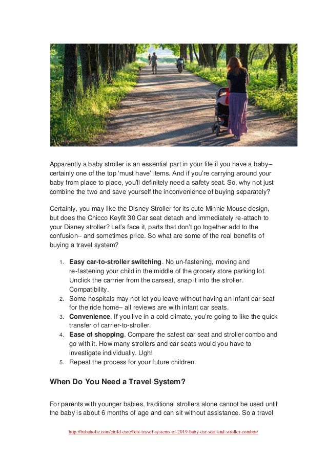 best baby car seat travel system