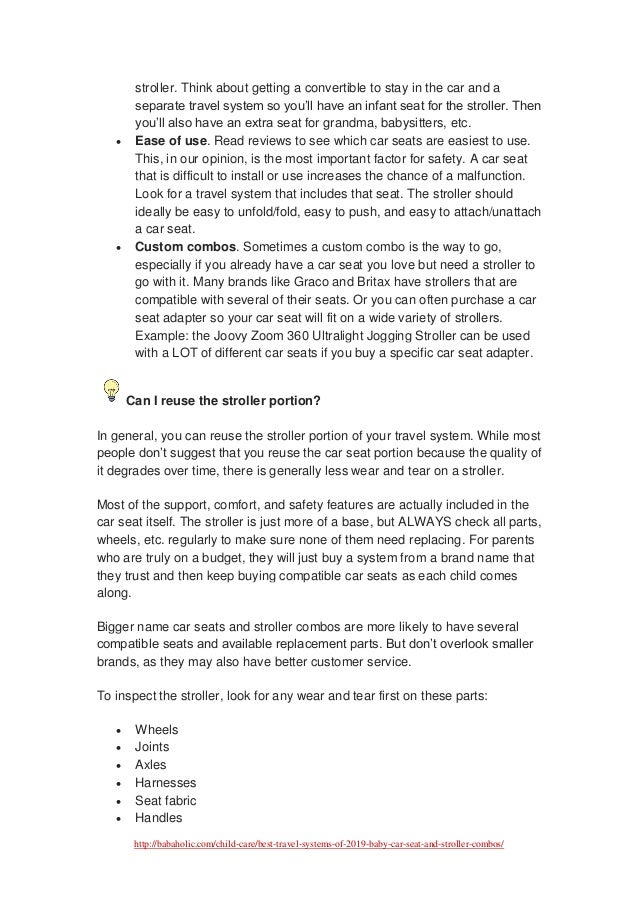 best travel systems on a budget