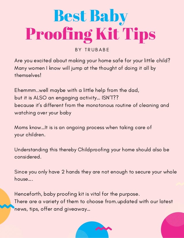 best baby proofing kit