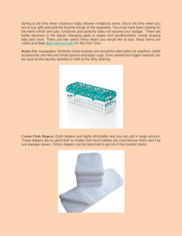 alternative baby shower gifts