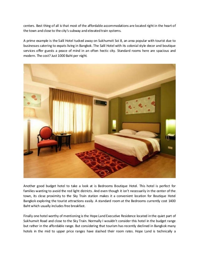 Best Bangkok Budget Hotels 2015