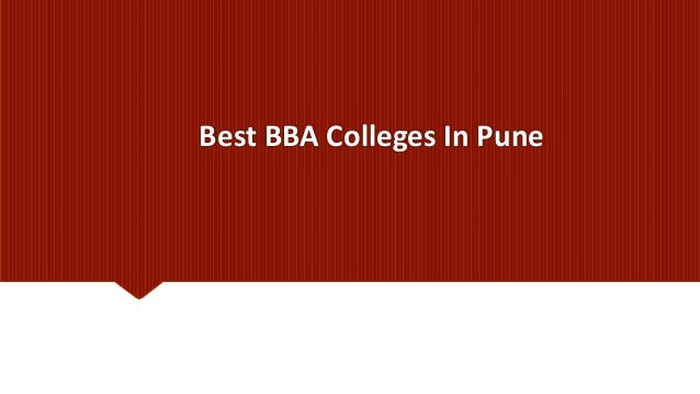 Best BBA Colleges In Pune
 
