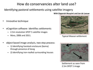 Wildlife conservancies and pastoral livelihoods in the Maasai Mara, Kenya