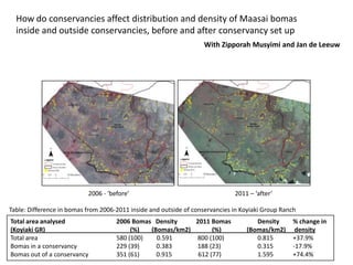 Wildlife conservancies and pastoral livelihoods in the Maasai Mara, Kenya