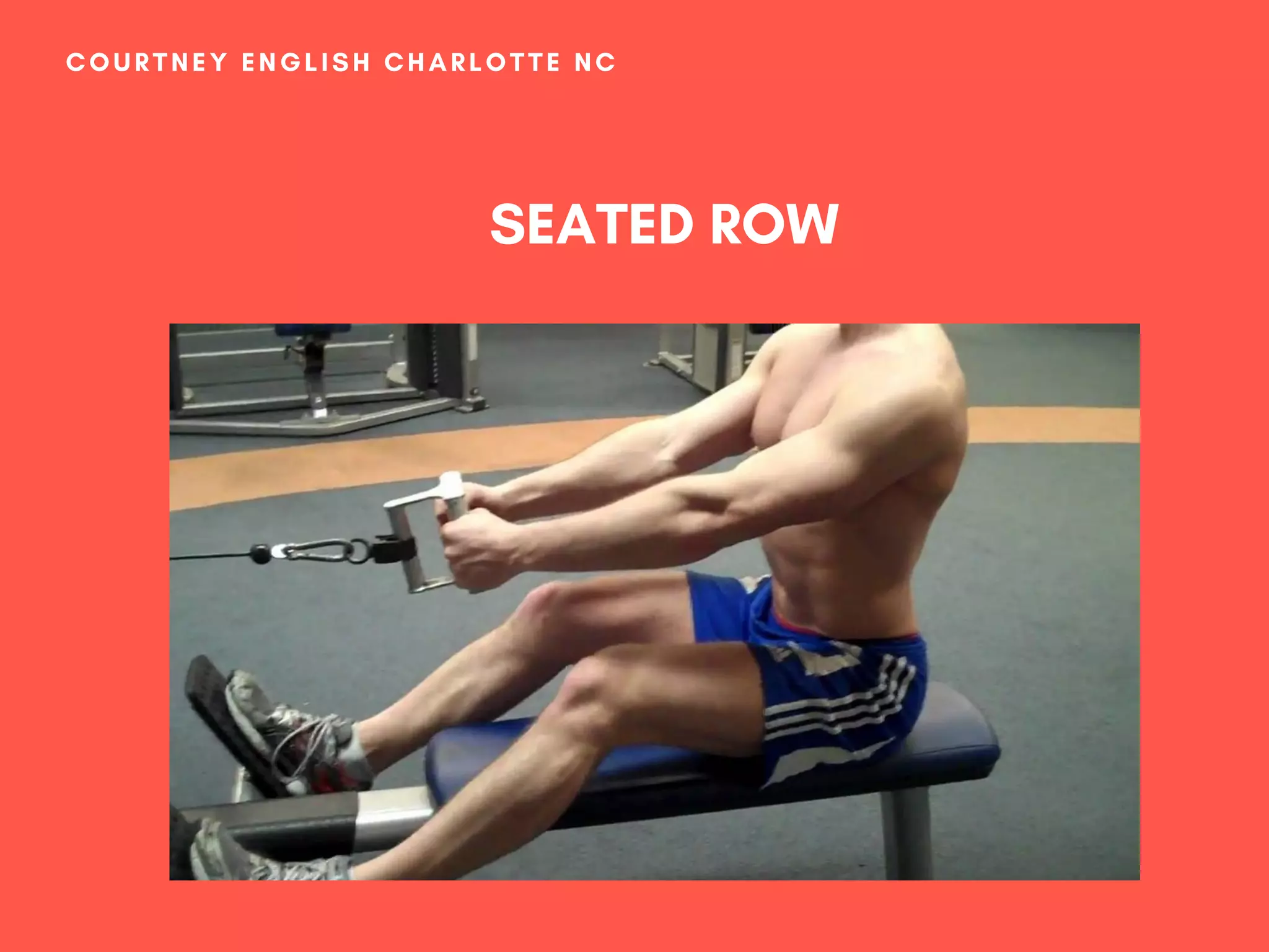 COURTNEY ENGLISH CHARLOTTE NC
SEATED ROW