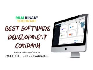 Binary MLM Software Company | mlm-binary-software.in | +91-9354669433