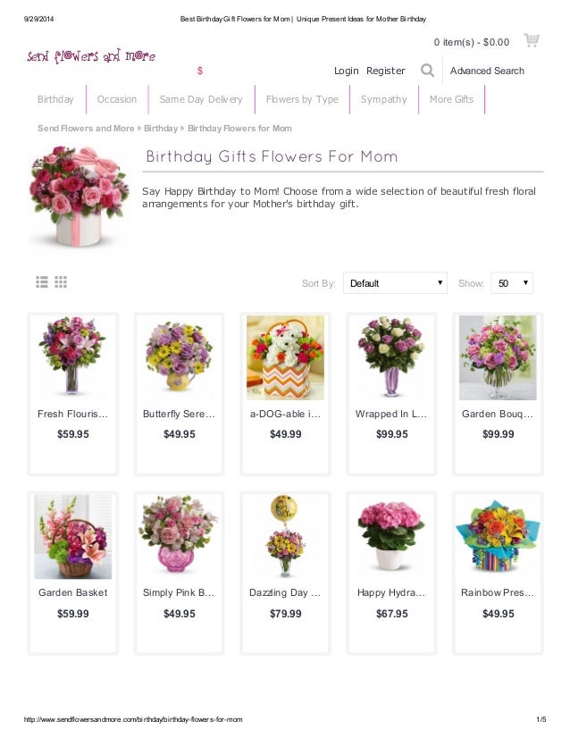 best flowers for mom birthday