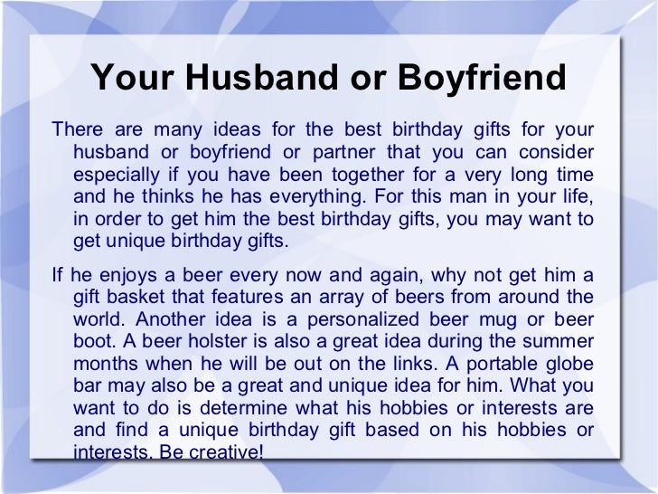 need ideas on the best birthday gifts for the man in your need ideas on the best birthday gifts for the man in your