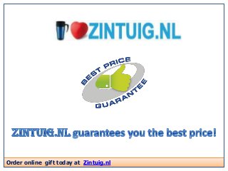 Order online gift today at Zintuig.nl
 