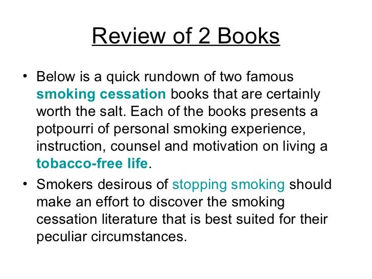 Best book for stop smoking
