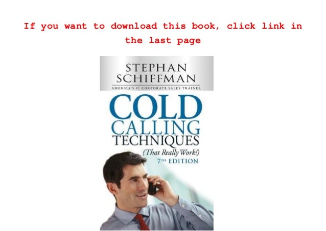 Cold Calling Techniques (That Really Work!) book cover