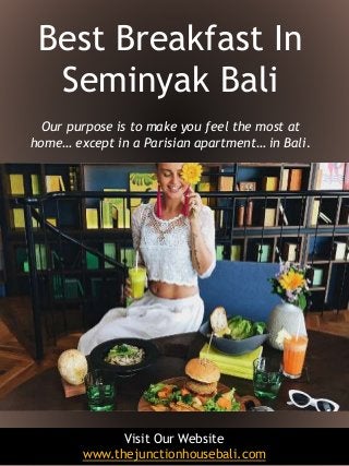 Best breakfast in seminyak bali