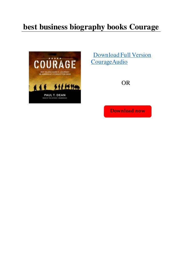 Best Business Biography Books Courage - 
