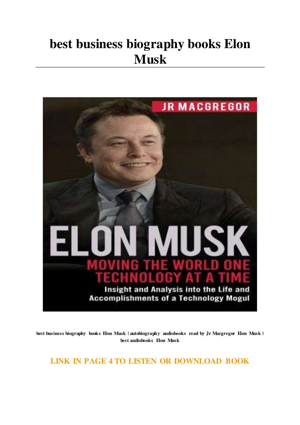 elon musk autobiography book elon musk autobiography book
