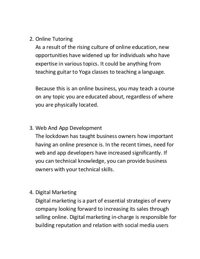 Best business ideas in 2022