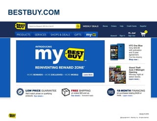 BESTBUY.COM

January 16, 2014
@Copyright 2014 – Best Buy, Inc. All rights reserved.

 