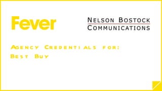 Agency Credentials for: Best Buy 