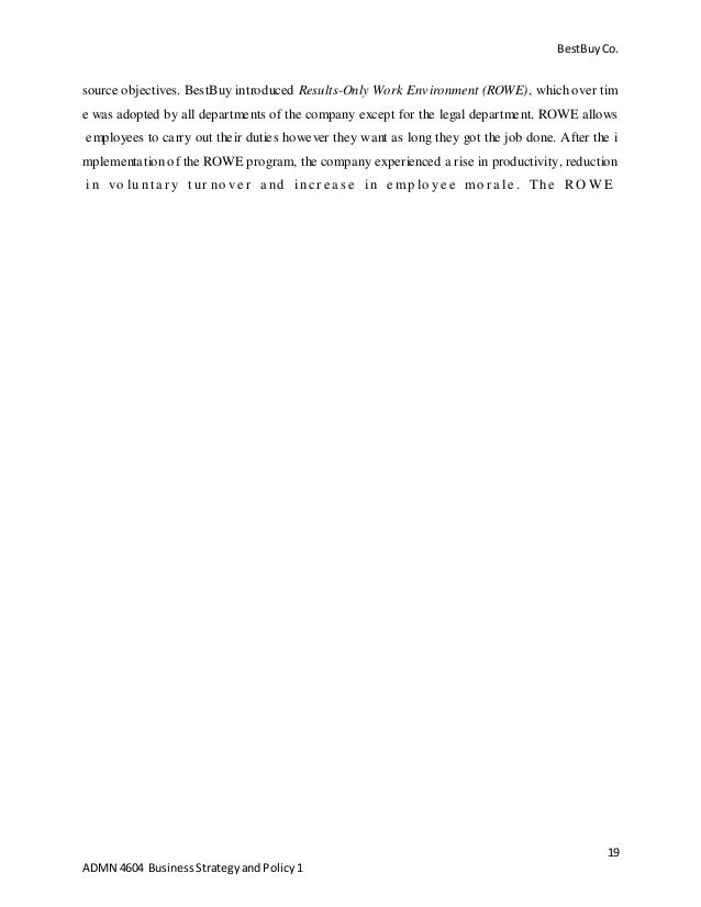 Best buy business plan