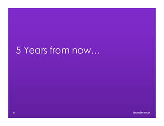 5 Years from now…
81
 