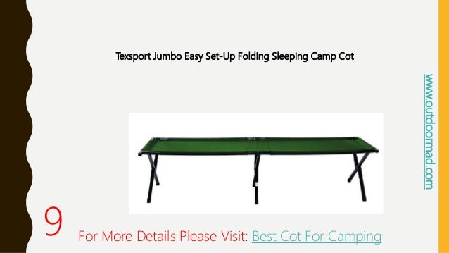 best camping cot for side sleepers