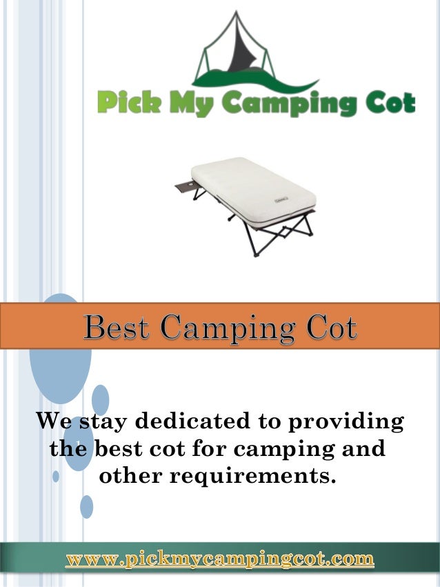 best camping cot