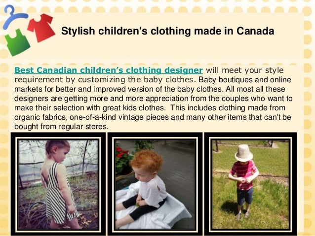 canadian made children's clothing