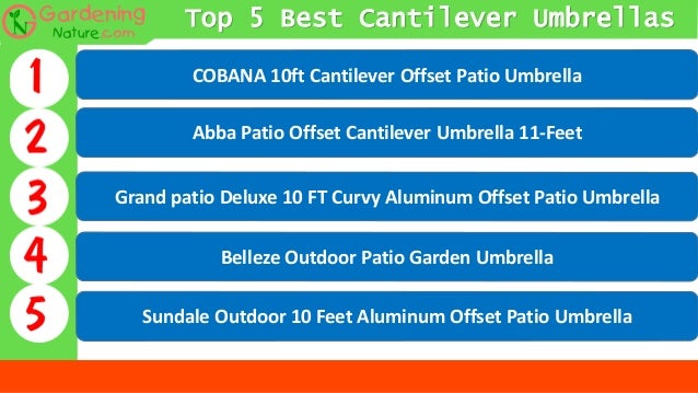 best cantilever umbrella 2018