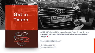 Get in
Touch
A-133, DDA Sheds, Okhla Industrial Area, Phase-II, Near Crowne
Plaza, 300 Mtrs from Mercedes-Benz, South Delhi, New Delhi-
110020 📌
✉ocw.booking@gmail.com
☎ +91 885-140-1212
☎ +91 852-722-7733
 