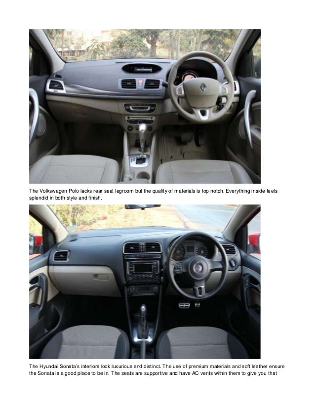 Best car interiors in india