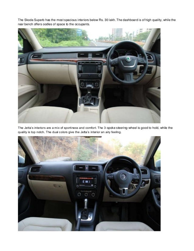 Best car interiors in india