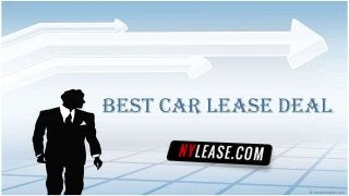 Best Car Lease Deal