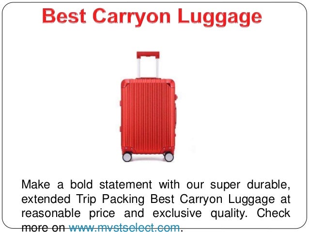 best hard cover suitcase