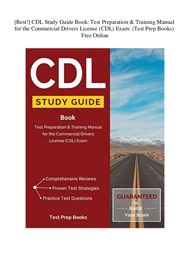 [Best!] CDL Study Guide Book Test Preparation & Training Manual for the
