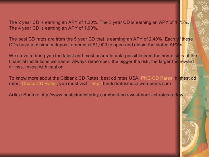 Bank of the west cd rates Bank of the west cd rates