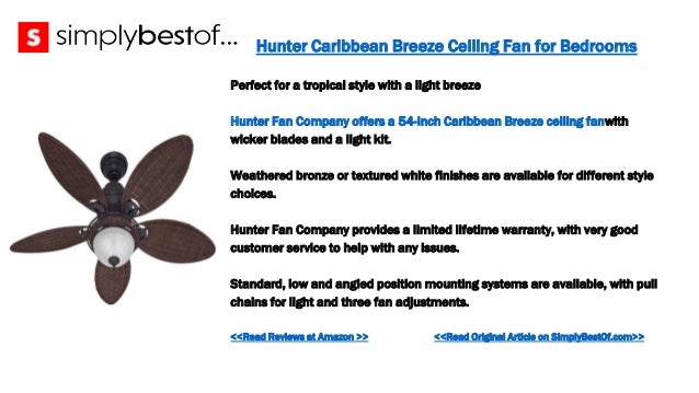The 10 Best Ceiling Fans For Bedrooms