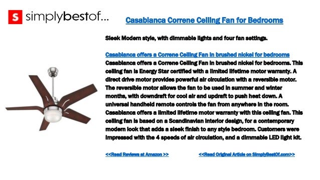 The 10 Best Ceiling Fans For Bedrooms