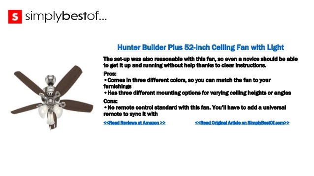 The 7 Best Ceiling Fans With Lights