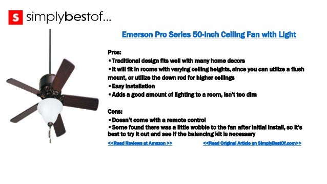 The 7 Best Ceiling Fans With Lights