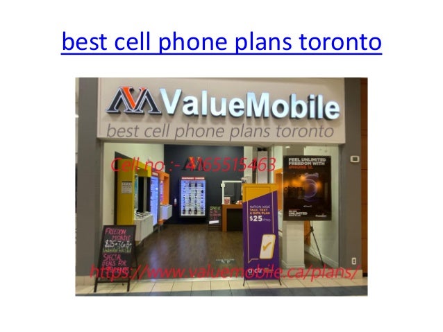best cell phone plans toronto
 