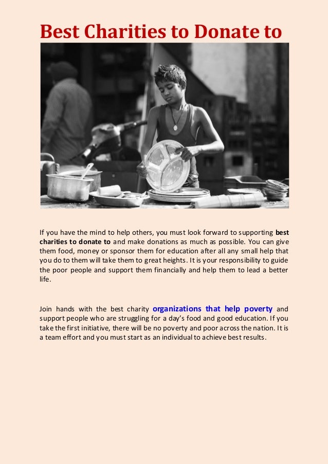 best charities to donate to best charities to donate to