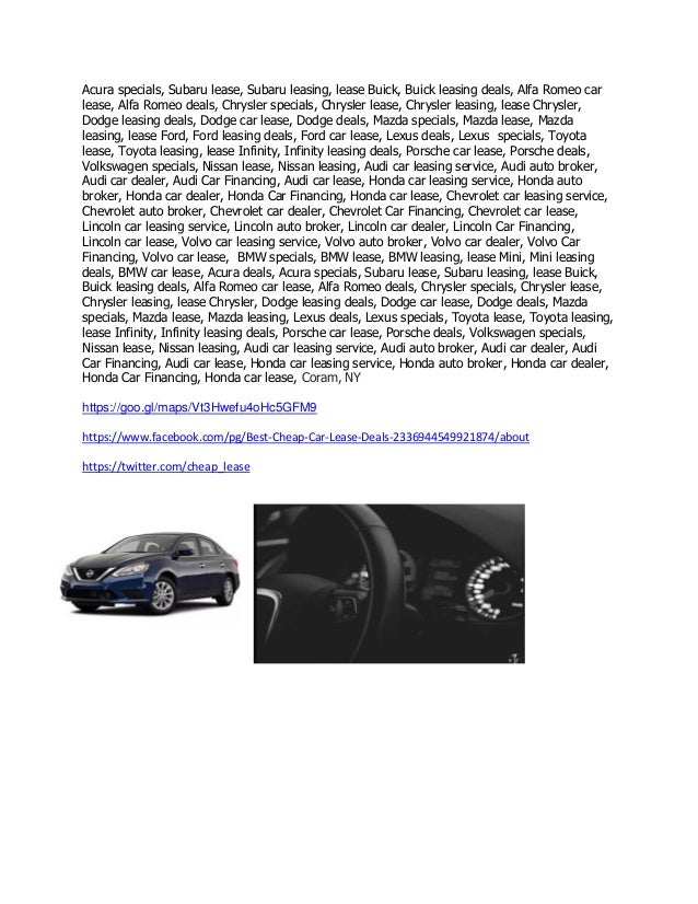 Subaru Lease Deals >> Best Cheap Car Lease Deals Subaru Lease Deals >> Best Cheap Car Lease Deals